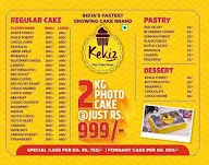 Kekiz - The Cake Shop menu 1