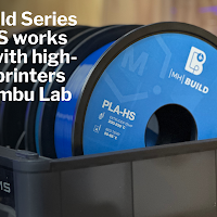 Blue MH Build Series High Speed PLA-HS Filament - 1.75mm (1kg)