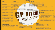 GP Kitchen menu 1