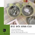 [Dụng Cụ Ăn Uống] Bát Ăn Đôi Cho Chó Mèo Hình Ếch Nhựa Lõi Inox Dễ Lau Chùi, Nhiều Hình Dáng Dễ Thương