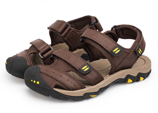 Title 11, Mens Genuine Leather Beach Shoes Breathable Ca...