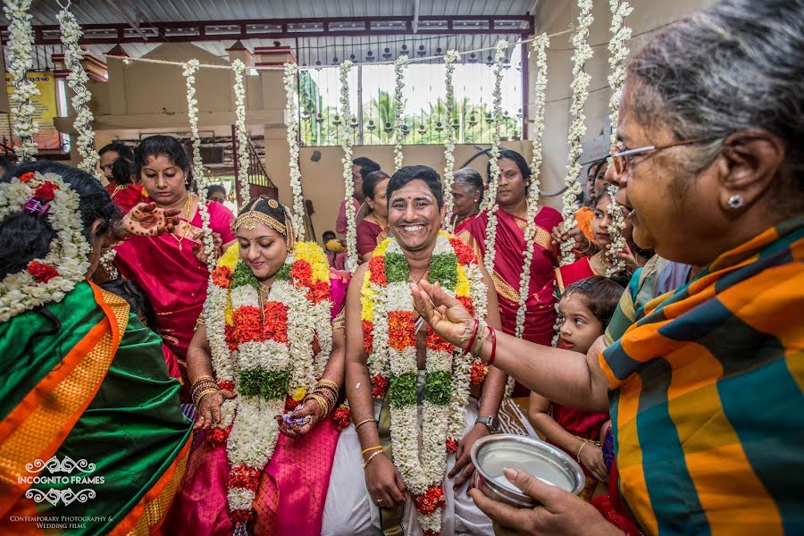 Fotógrafo de bodas Sujith Kumar (incognitoframes). Foto del 6 de septiembre 2017