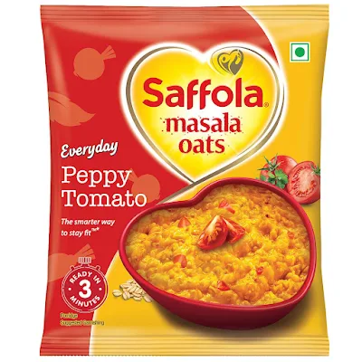Saffola Masala Oats - Peppy Tomato - 400 g