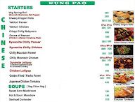 Kung Pao Restaurant menu 2