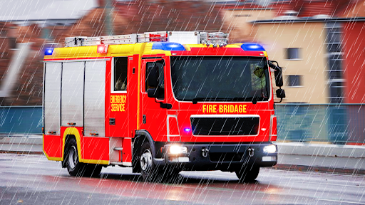 Screenshot Fire Brigade Rescue Truck Game