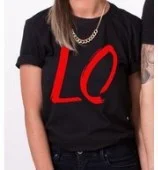 Wish Couple T-shirt LOVE Letter Print Short Sleeve