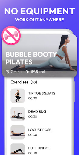 Screenshot Pilates Workout at Home