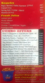 Food Express menu 2