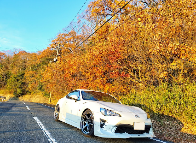 86の岡山・寒波が来ています🤨・日応寺自然の森スポーツ広場に関するカスタム事例の投稿画像2枚目