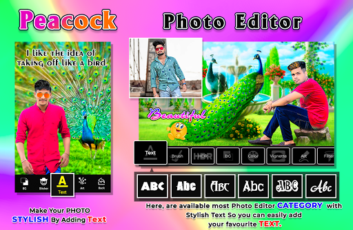Peacock Photo Editor
