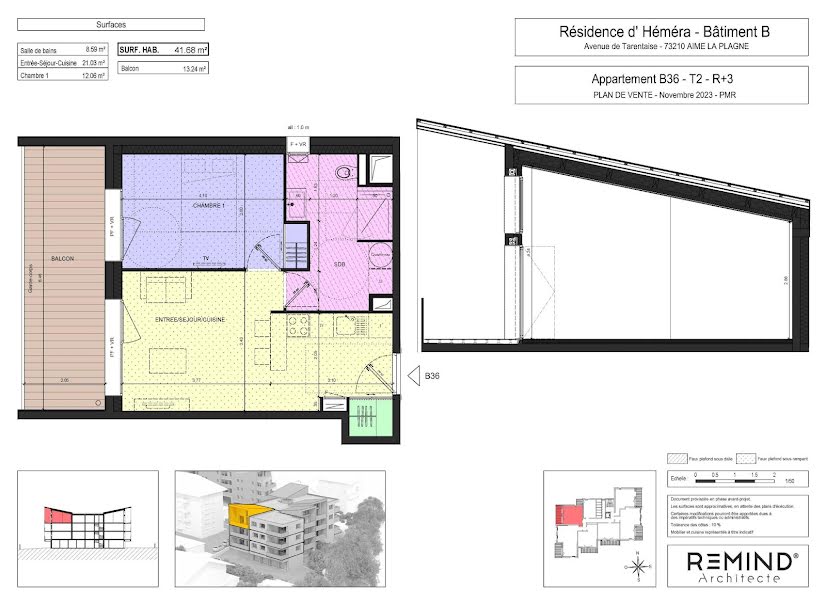 Vente appartement 2 pièces 42 m² à La Plagne (73210), 233 500 €