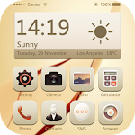 Cover Image of Download Champagne Gold Ivy Theme 1.0.3 APK