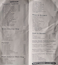 Sai Krupa Hotel menu 2