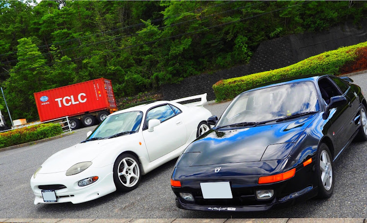 FTOのMR2・FTO・まさかの出会い❗・呑吐ダム・フォロワーさんとコラボに関するカスタム事例の投稿画像1枚目