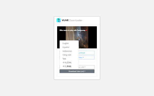 VLIVE Downloader