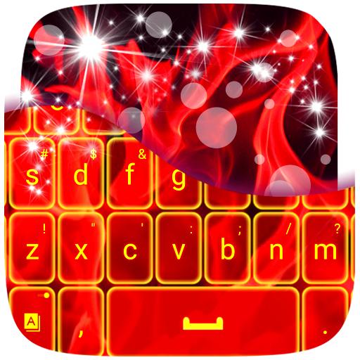 红色的火焰键盘 個人化 App LOGO-APP開箱王