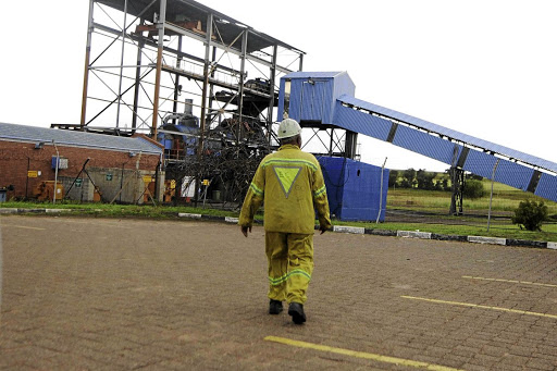 Worker at Gupta-owned Koornfontein Mine near Hendrina in Mpumalanga.