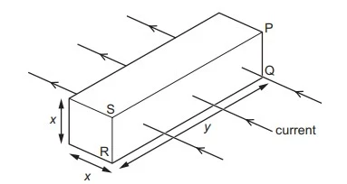 Drift current in a wire