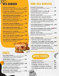 The Burger Company menu 1