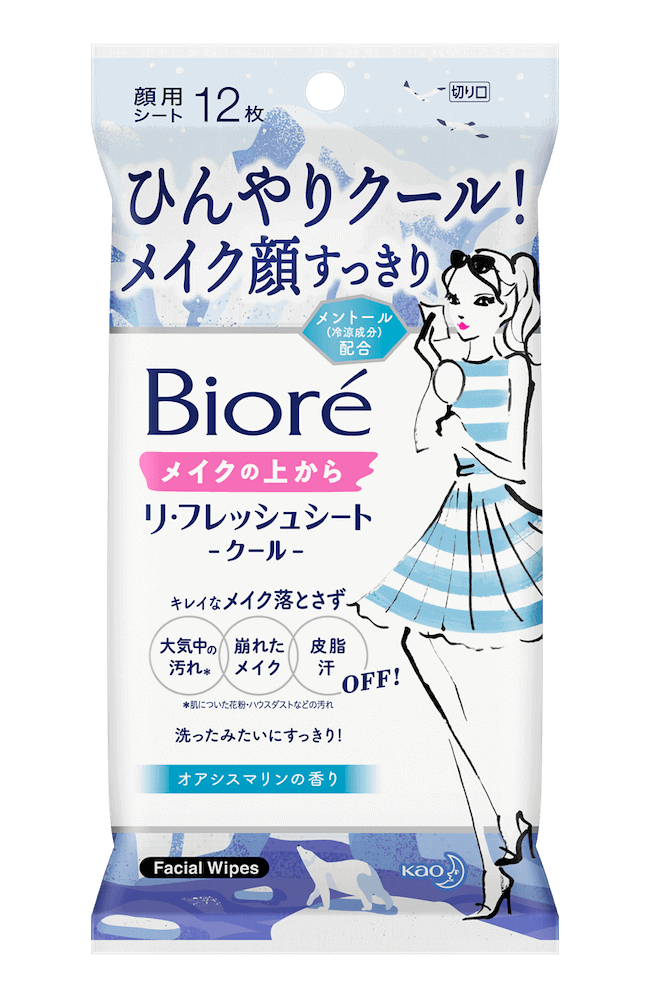 Biore メイクの上からリフレッシュシート