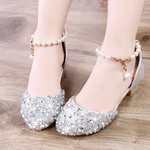Title 12, Little Girl Crystal Shoes Dress Shoes Children ...