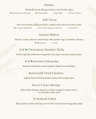 Sage & Lavender menu 8