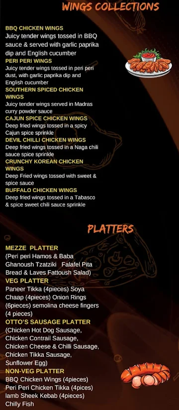 Otto's menu 