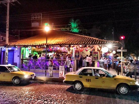 Fun, open air bar on the corner of Vallarta's gay crossroads - Picture of  Mr. Flamingo, Puerto Vallarta - Tripadvisor