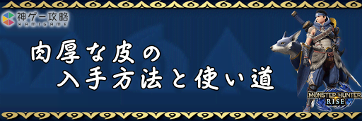 肉厚な皮