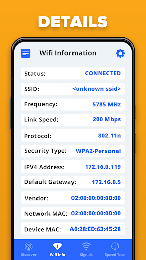 Wifi Analyzer, Scanner Wifi Speed Test App