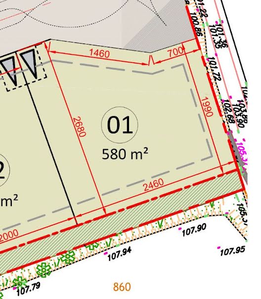 Vente terrain  580 m² à Ribaute (11220), 65 100 €