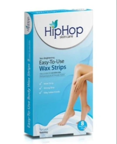 HipHop Body Wax Strip-Chocolate 1x8s