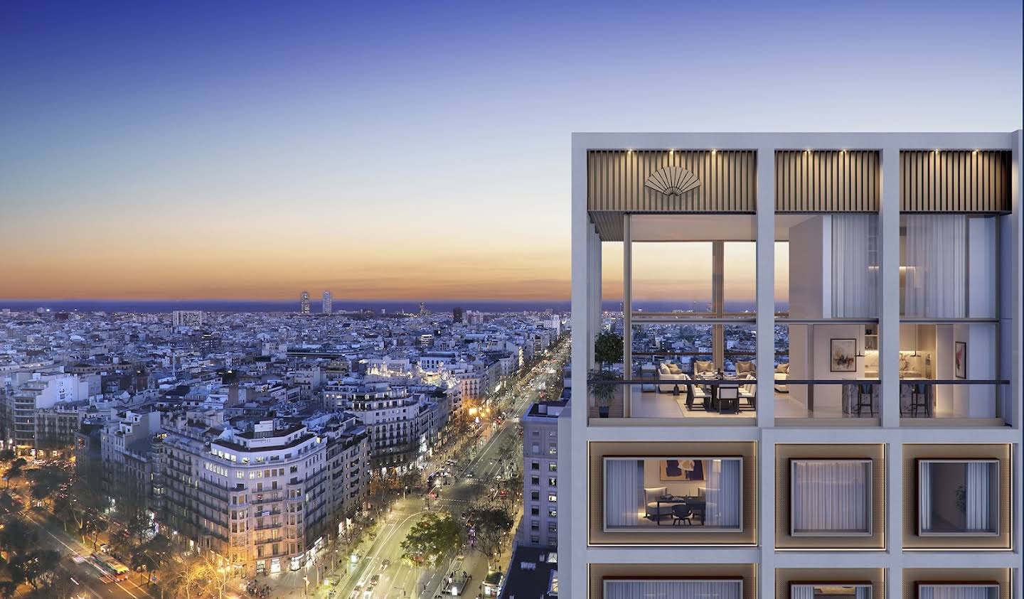 Appartement avec terrasse et piscine Barcelone