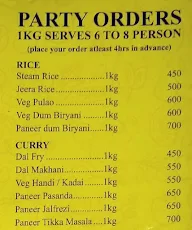 Veg Delight menu 4