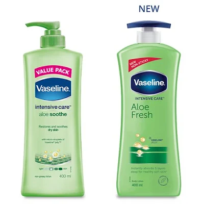 Vaseline Intensive Care Aloe Fresh Body Lotion - 400 ml