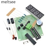 Bộ Bo Mạch Đồng Hồ Điện Tử At89C2051 4 Bit Tự Lắp Ráp