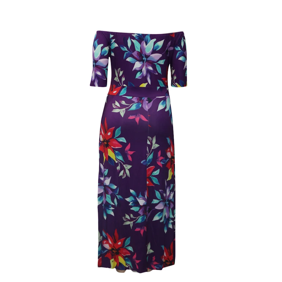 Large Size Digital Printing One-piece Split Dress, stylish and comfortable for women, perfect for a flattering fit and v