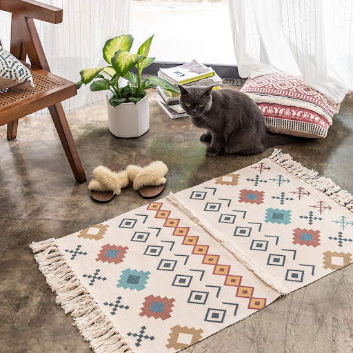 Title 3, Handmade cotton and linen three-dimensional tuf...