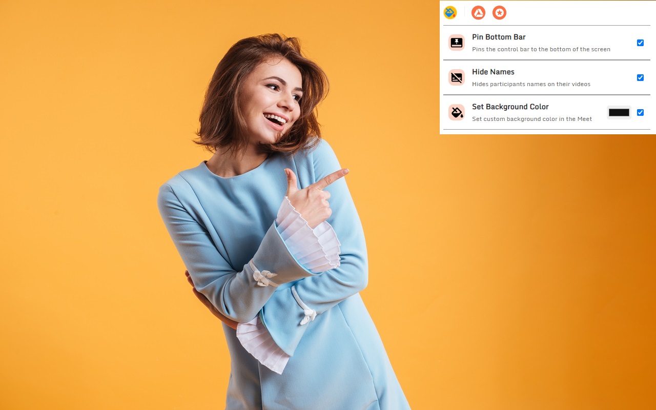 Change Background for Google Meet™