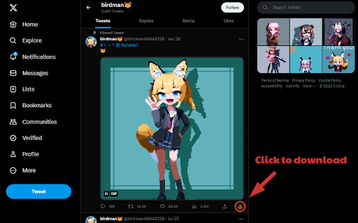Media Harvest : X（Twitter）多媒体下载器