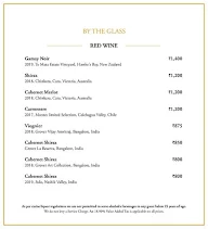 Piano Bar, The Oberoi menu 6