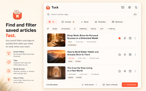 Tuck - Read Later screenshot 3