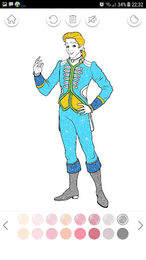 Princess Glitter Coloring Book