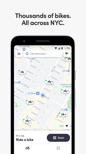 Screenshot Citi Bike