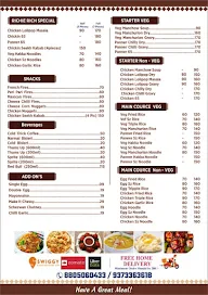 Cafe Richie Rich menu 2