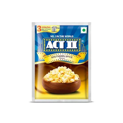 Act Ii Instant Popcorn - Southern Spice - 56 gm