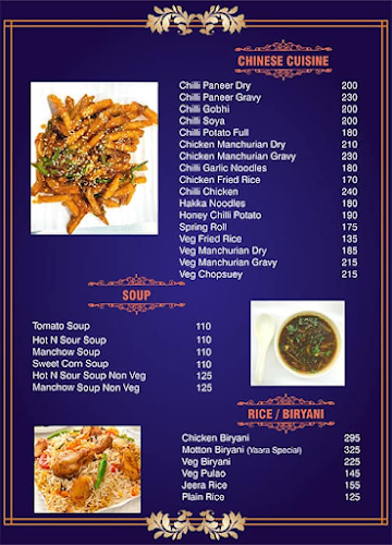 Yara Da Dhaba menu 