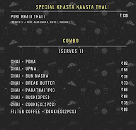 Khasta Naasta menu 1