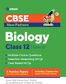 CBSE New Pattern Biology Class 12 for 2021-22 Exam MCQs based book for Term 1