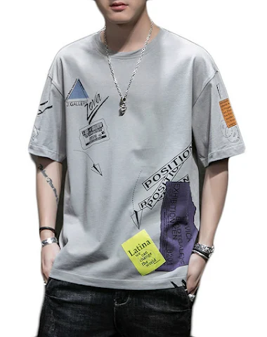 Printed cotton bottoming shirt - 2